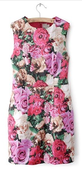 Vestido Retrô Floral