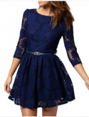 Vestido Social Flower