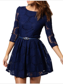 Vestido Social Flower
